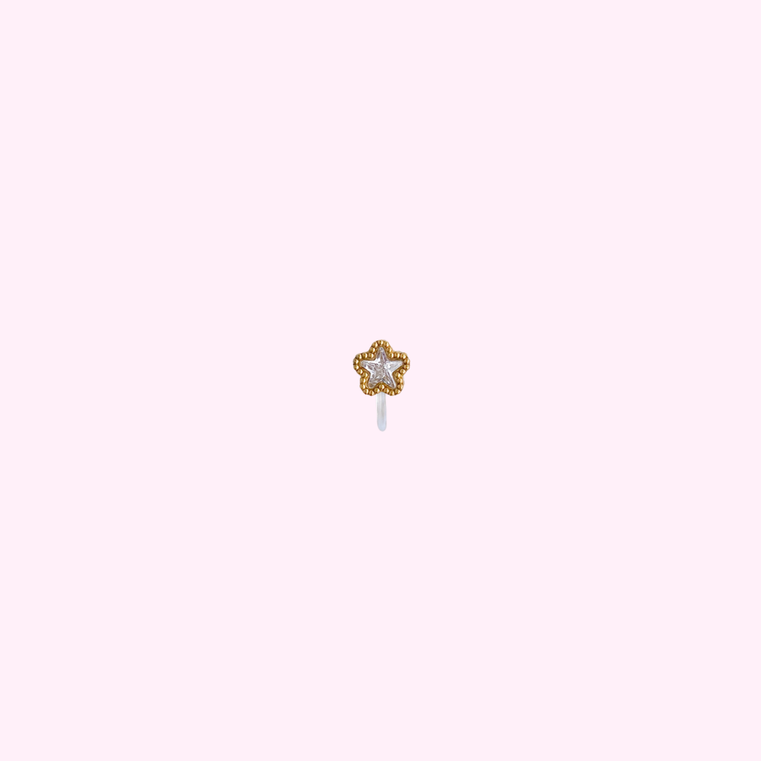 Clip oorbel Diamond Star