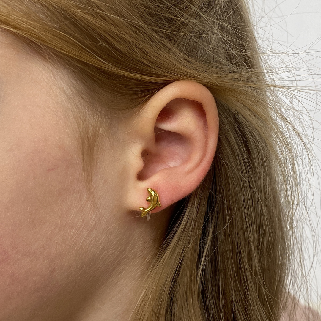 Clip oorbellen Little Dolphin