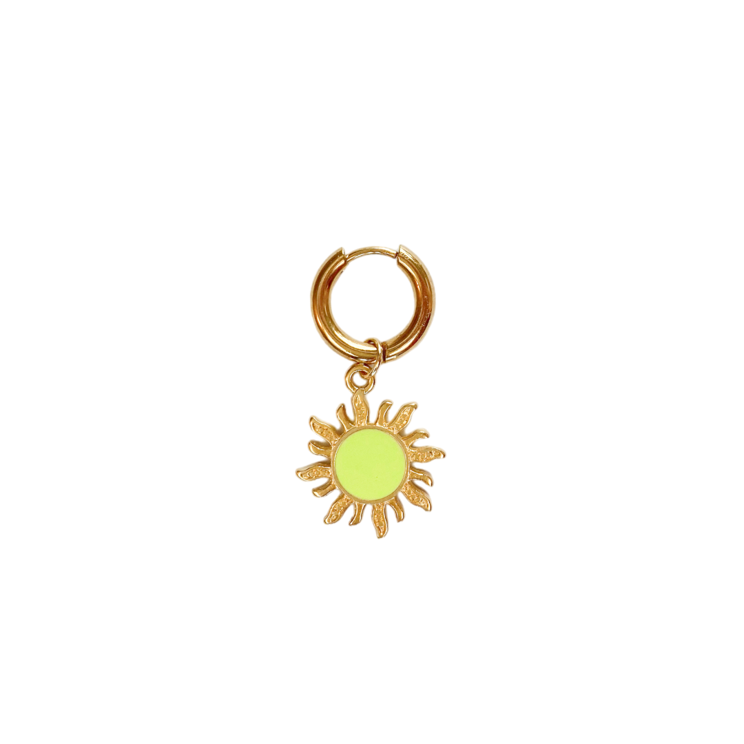 Sunny Side Oorbel Lime Green