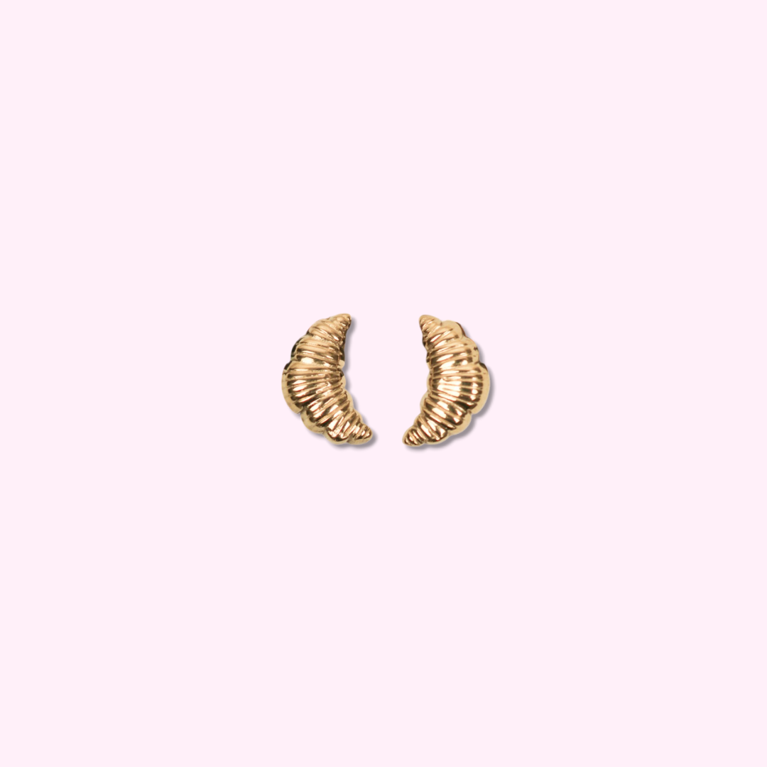 Clip oorbellen Little Croissant