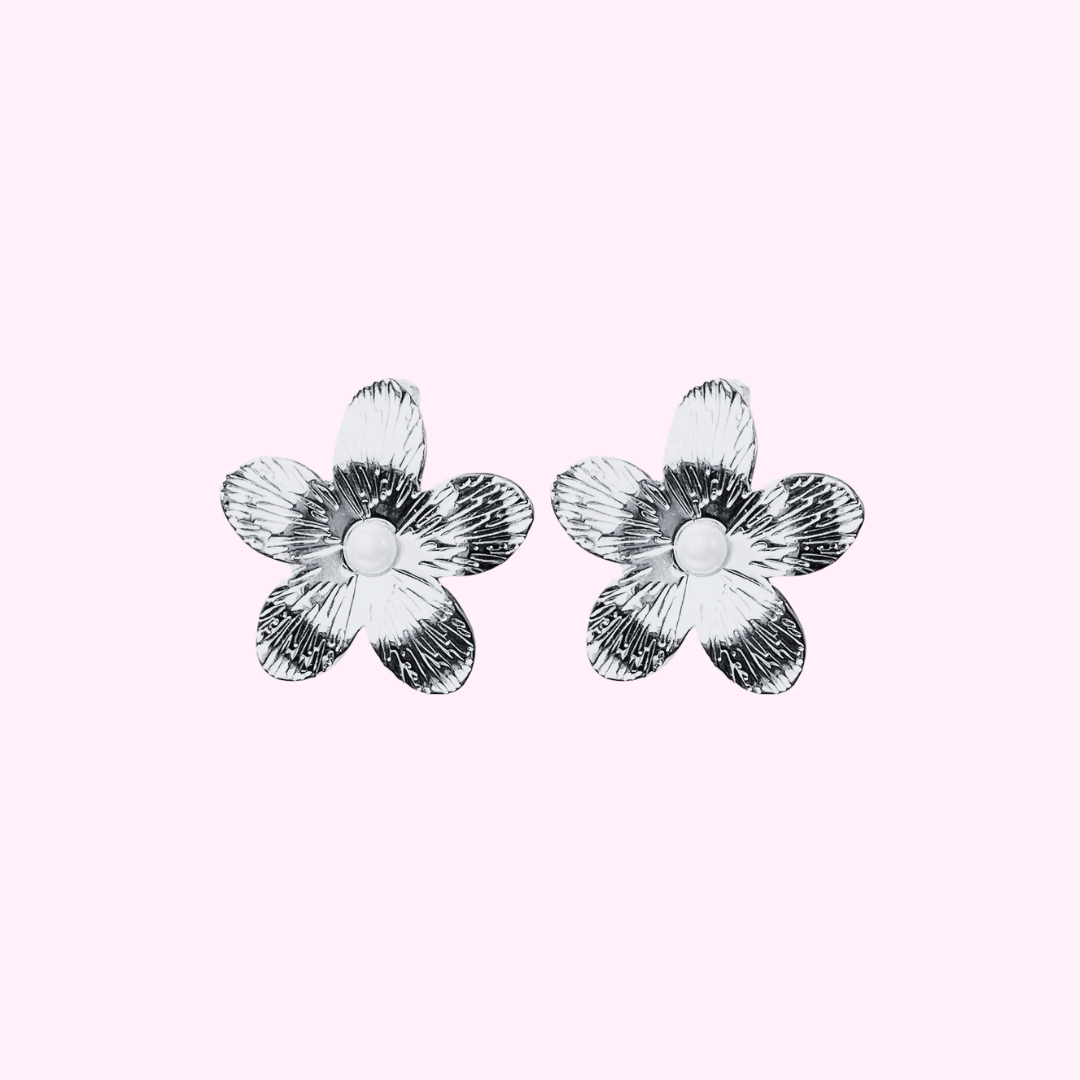 Clip Oorbellen Flower Party