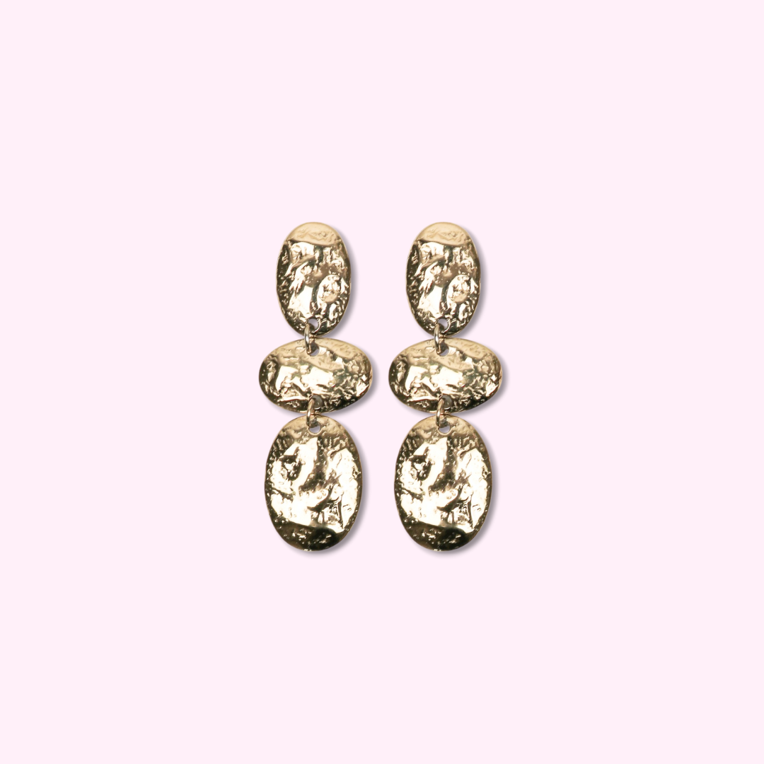 Clip oorbellen Golden Glow