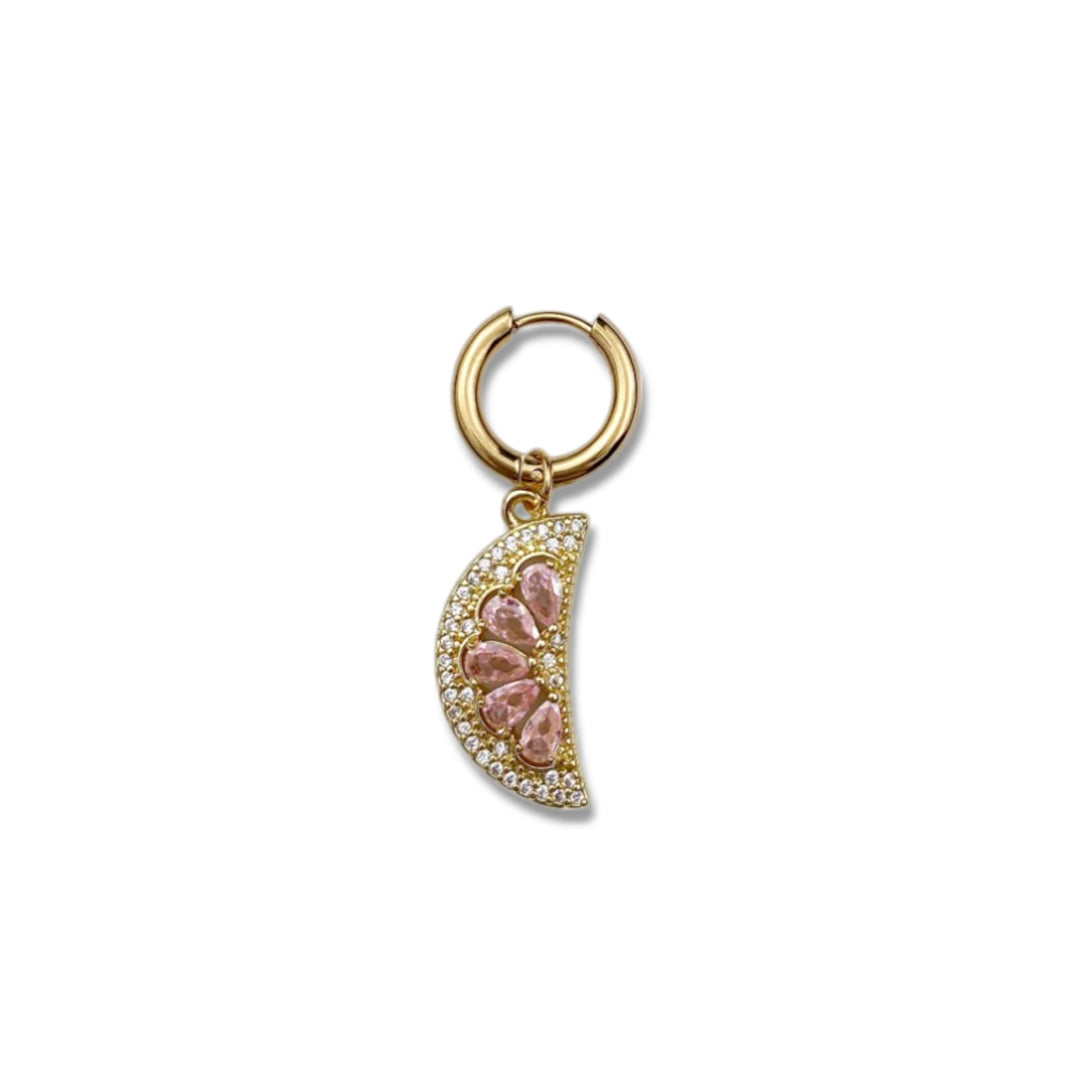 Pink Citrus Oorbel