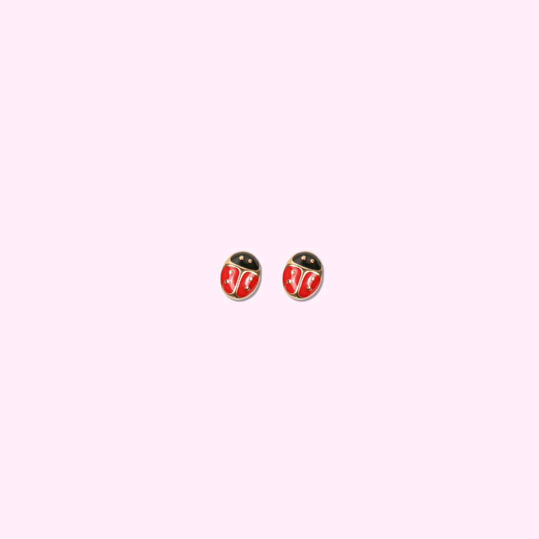 Clip oorbellen Ladybug