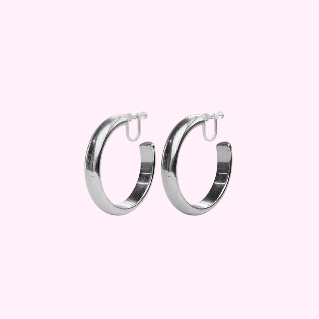 Clip oorbellen Barcelona Hoops