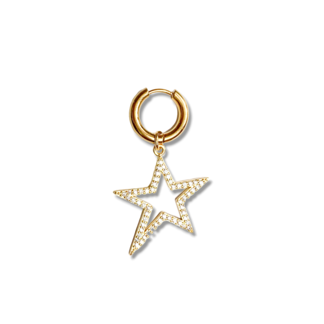 Funky Star Oorbel