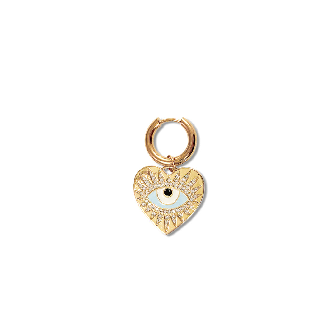 Light Blue Eye Catcher Oorbel