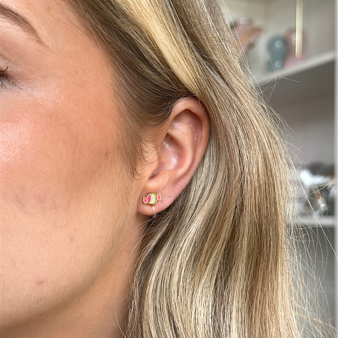 Sweet Candy Clip Oorbellen