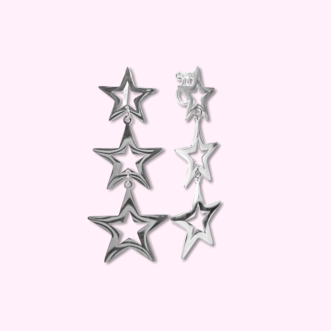 Magical Stars Clip Oorbellen - Set