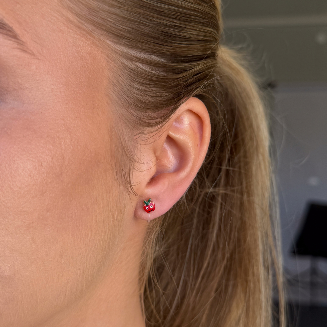 Sweet Apple Clip Oorbellen