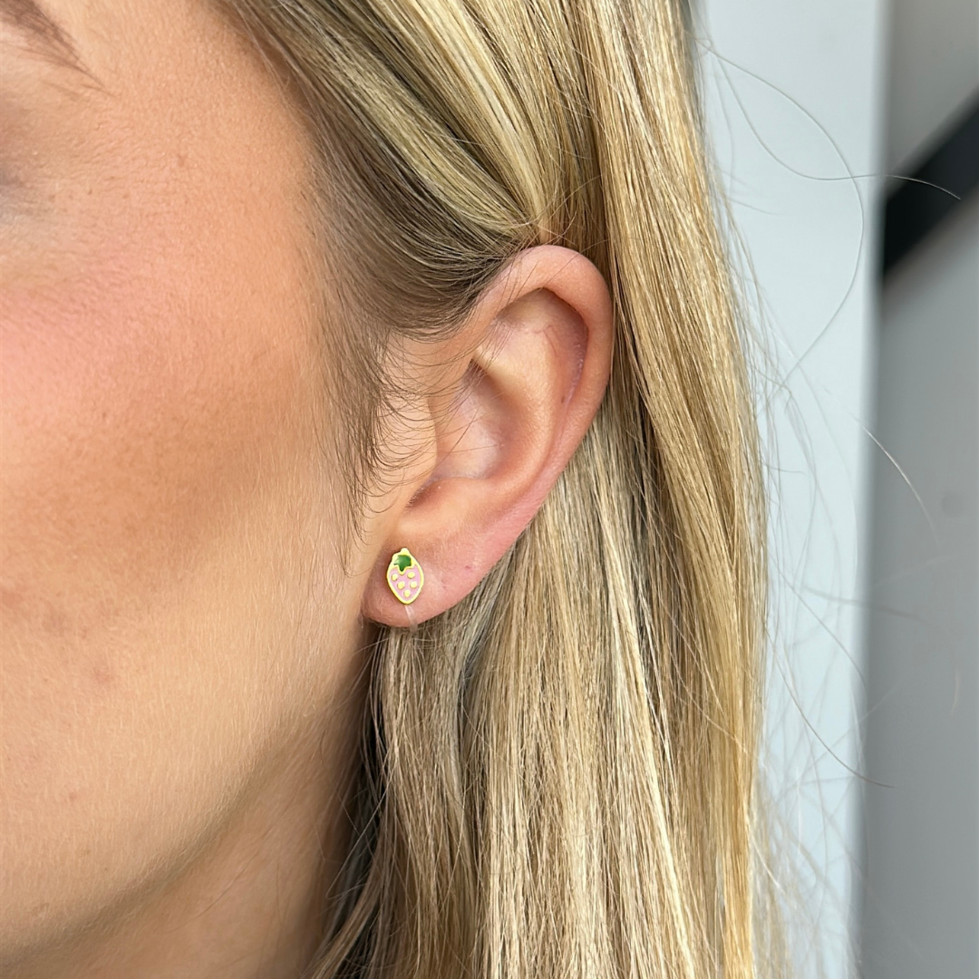 Clip oorbellen Little Strawberry