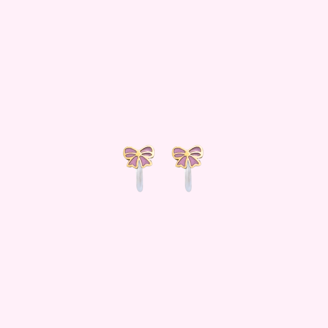 Sugar Bow Clip Oorbellen