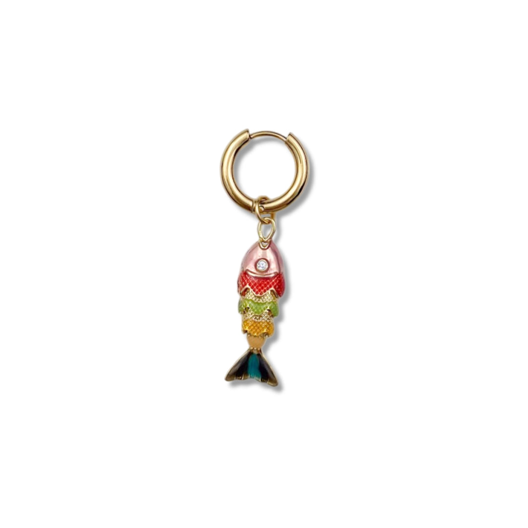 Rainbow Fish Oorbel