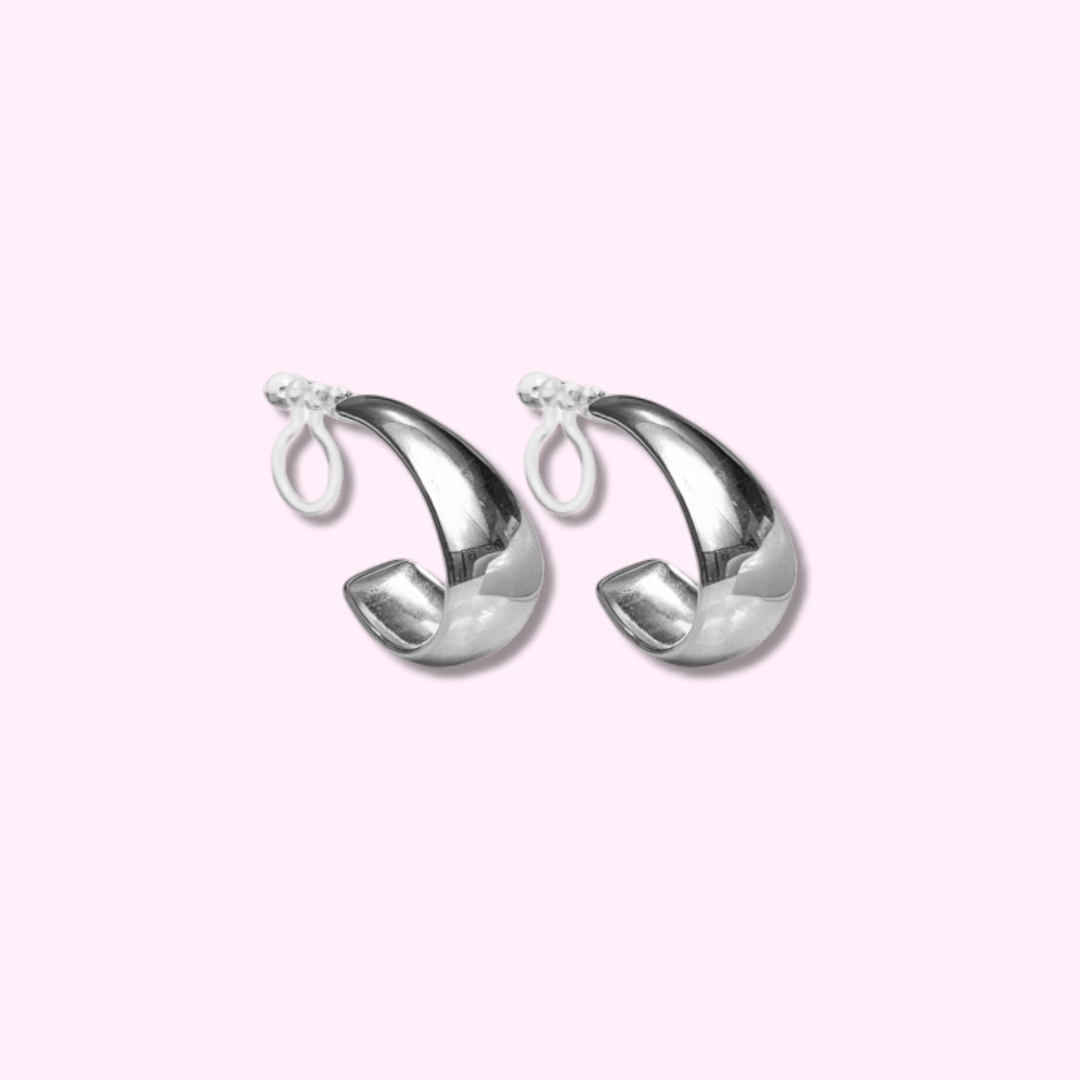 Clip Oorbellen Basic Hoops