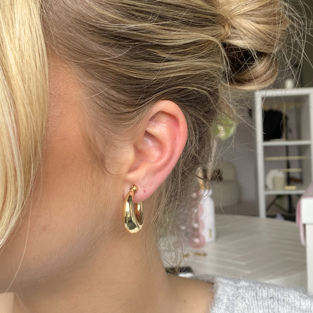 Daily Halo Hoops Clip Oorbellen