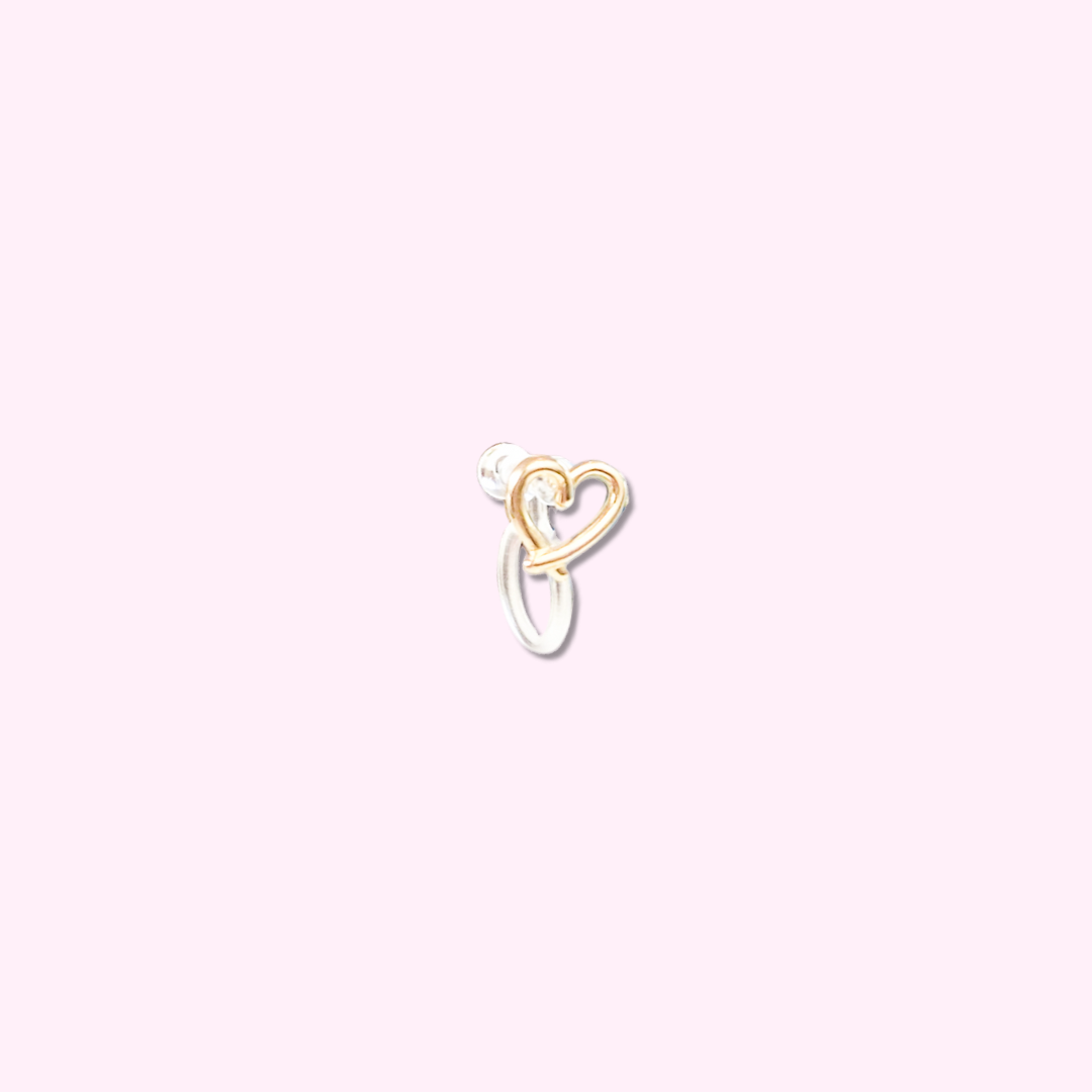 Clip Oorbel Open Heart