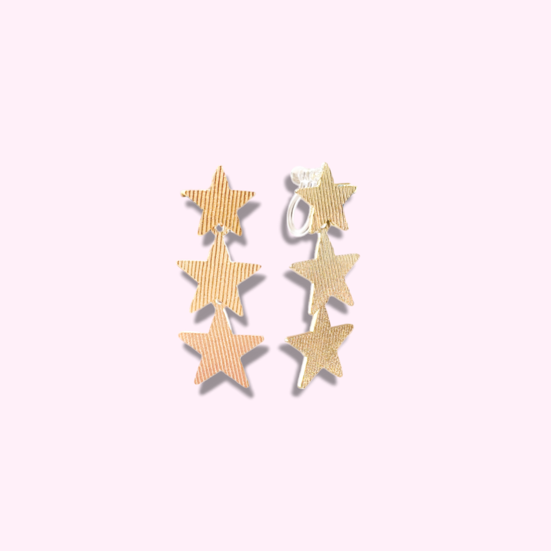 Universe Stars Clip Oorbellen - Set