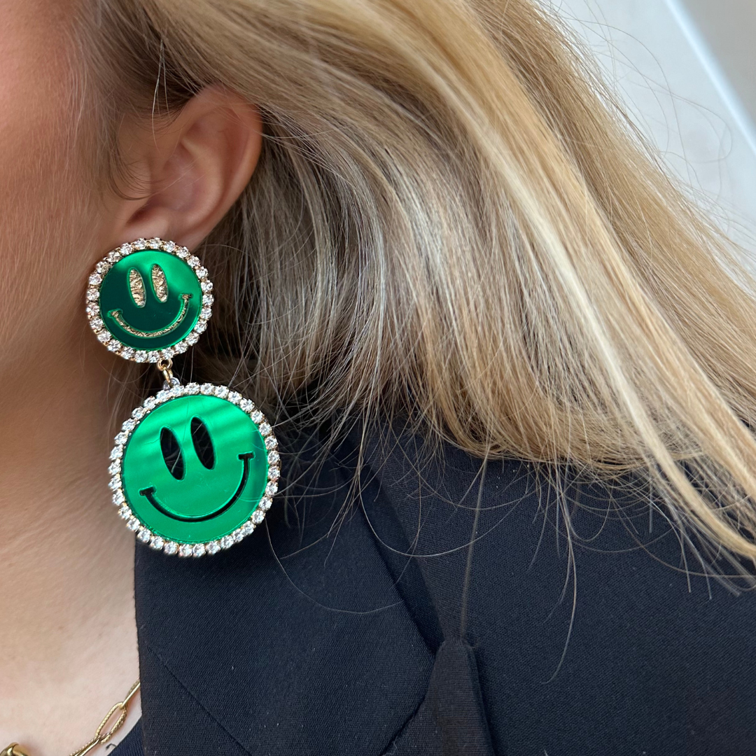Smiles of Joy Oorbellen - set groen