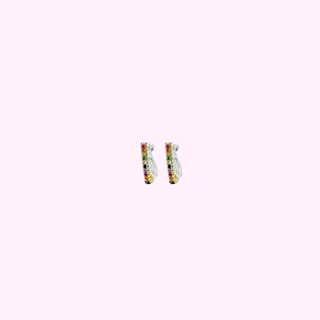 Confetti Clip Oorbellen