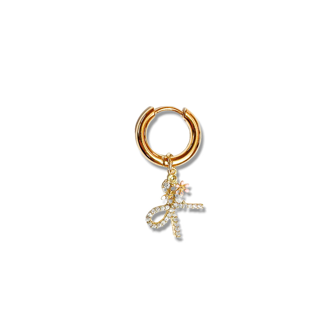 Sparkle bow Oorbel