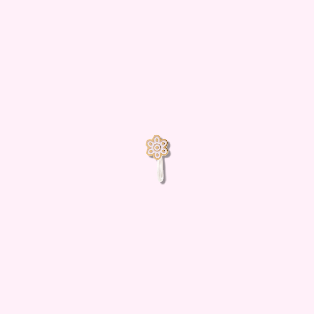 Little Flower Clip Oorbel