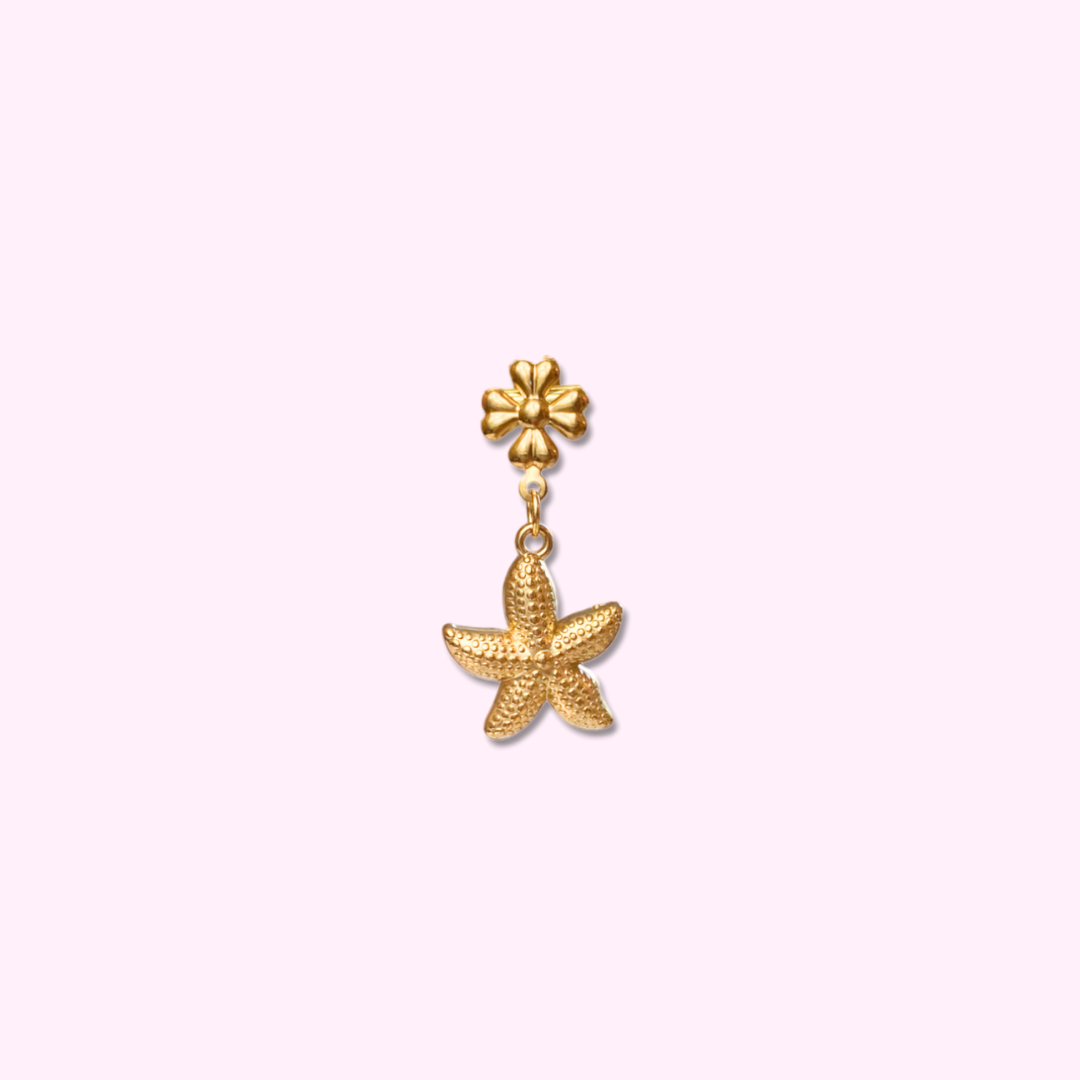 Summer Glow Clip Oorbel