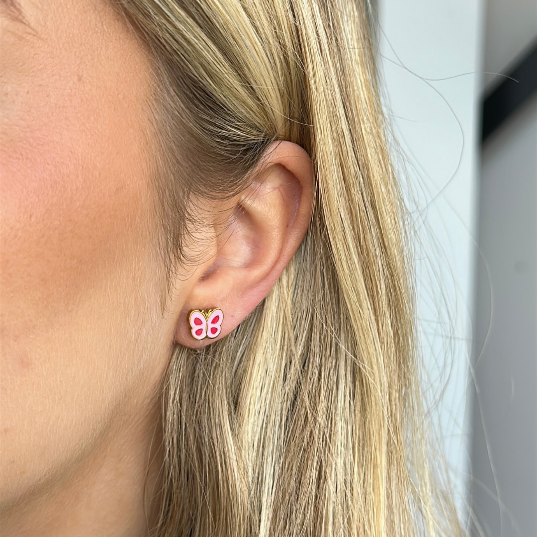 Clip oorbellen Cute Butterfly