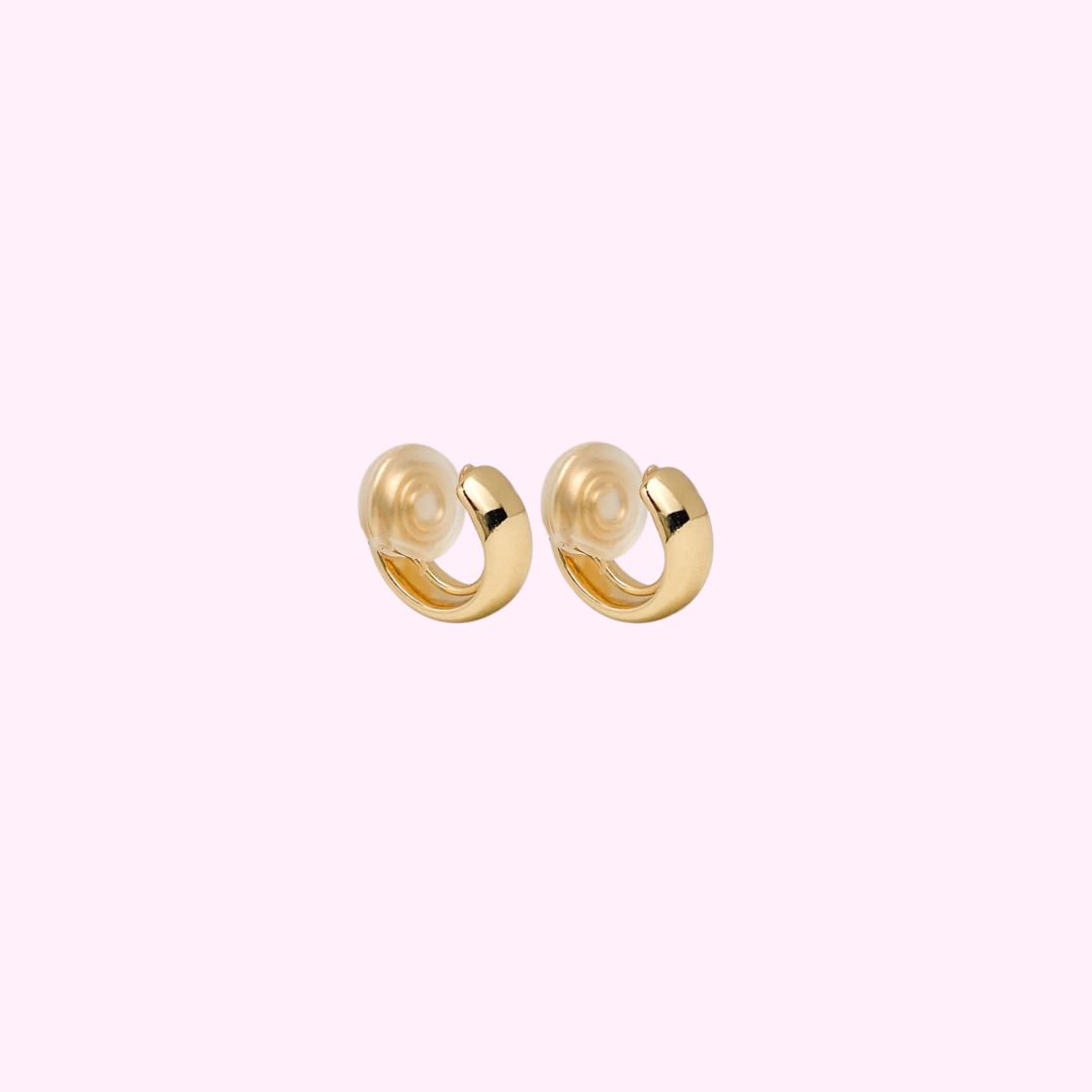 Little Basic Hoops Clip Oorbellen