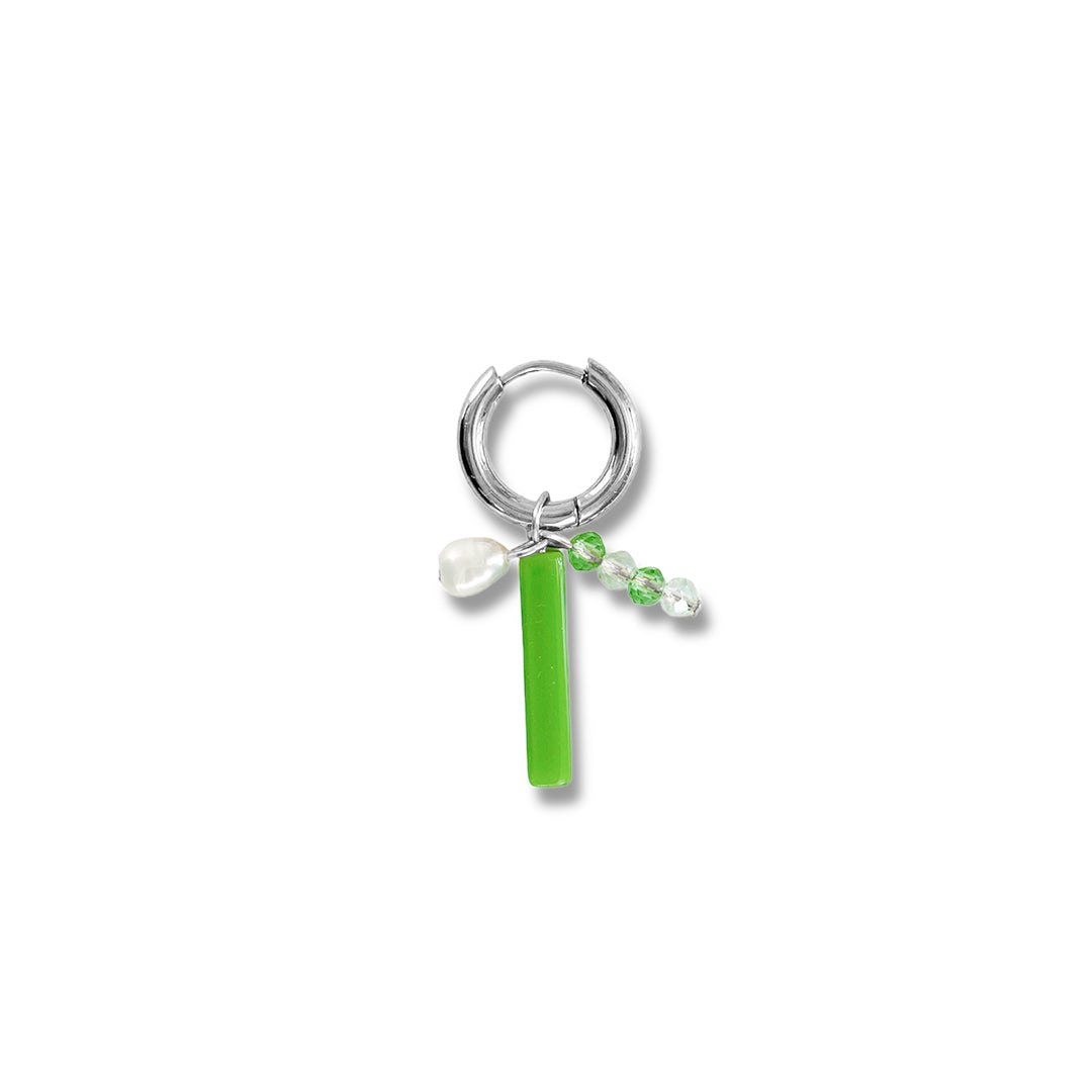 Green Match Oorbel