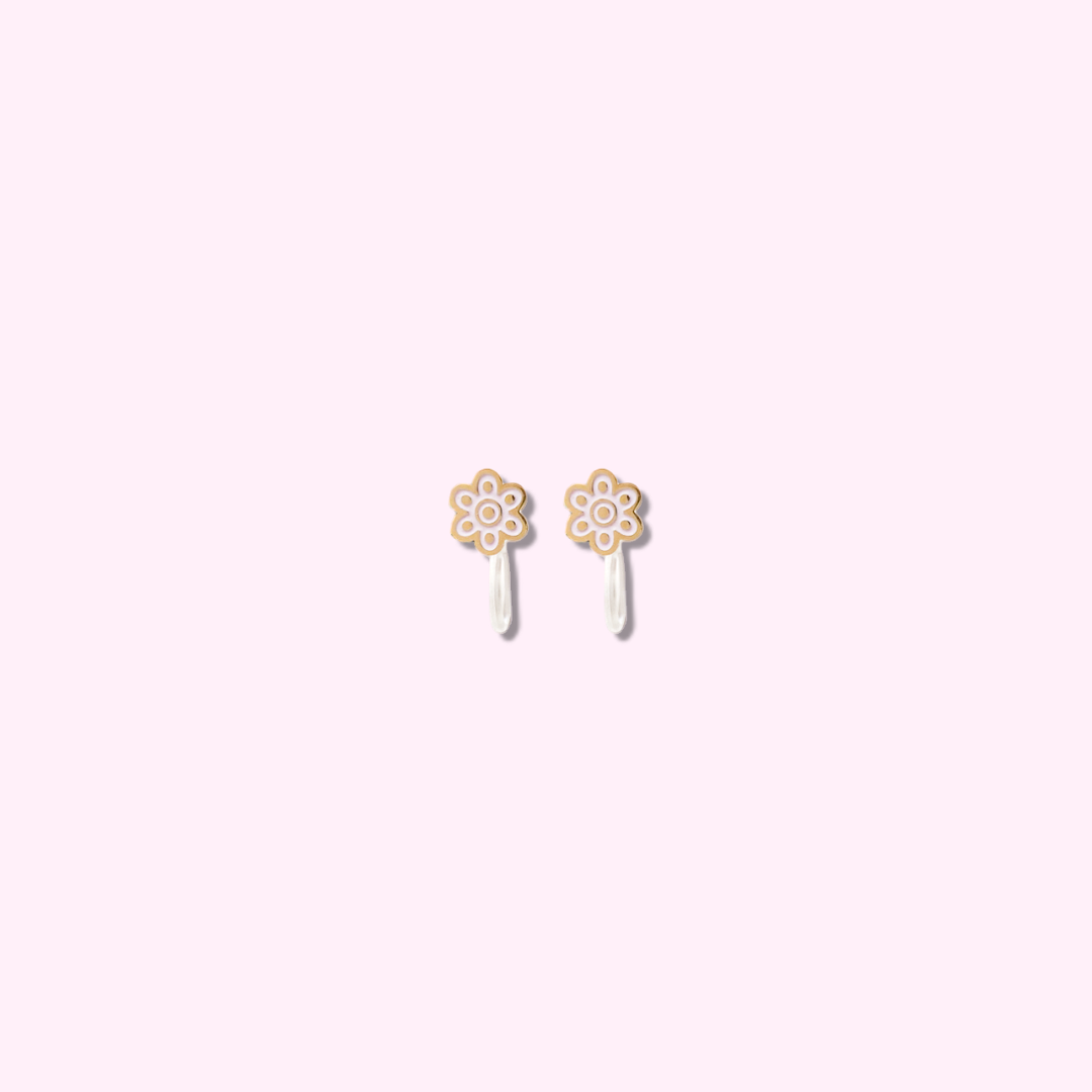 Little Flower Clip Oorbel