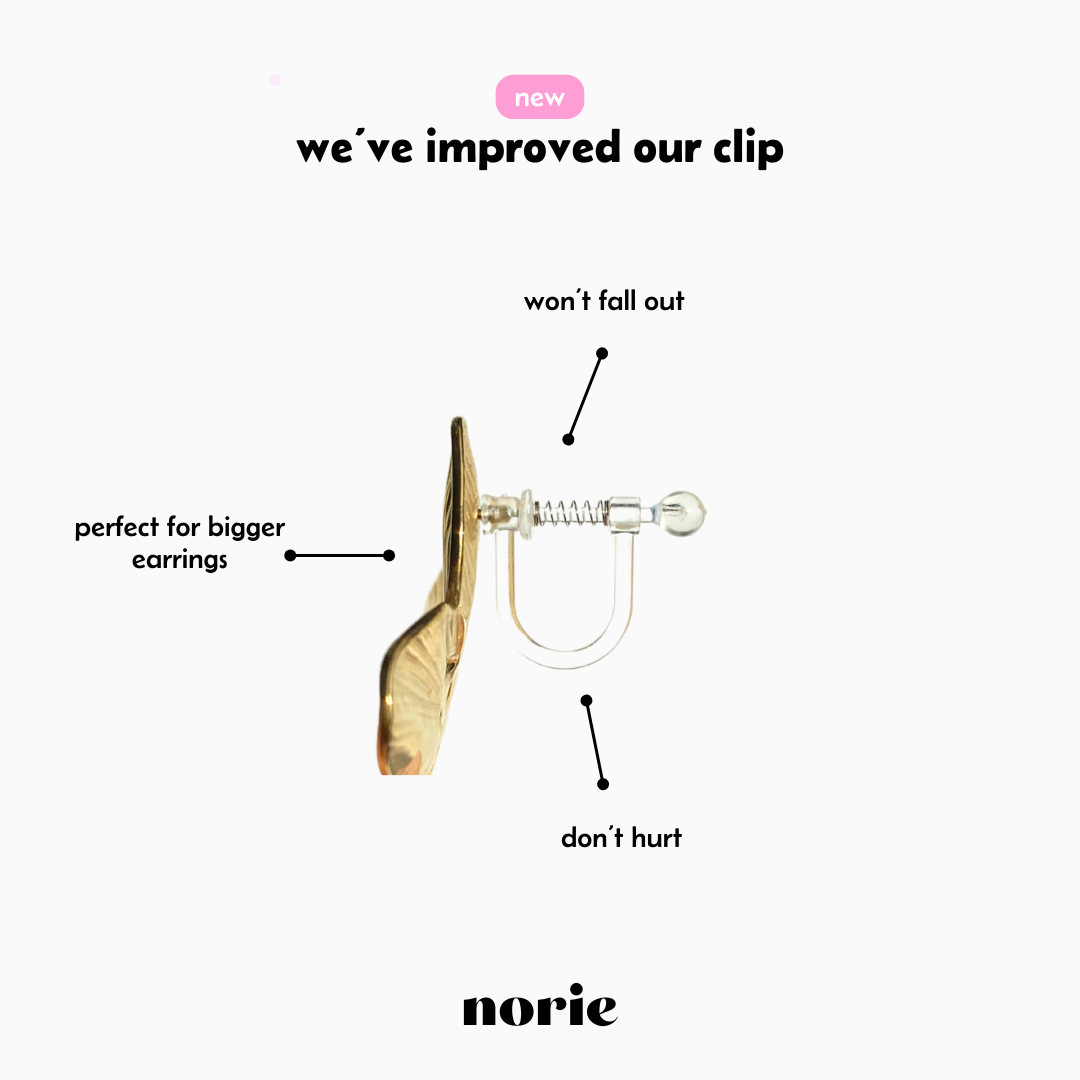 Clip Oorbellen Loving Hearts