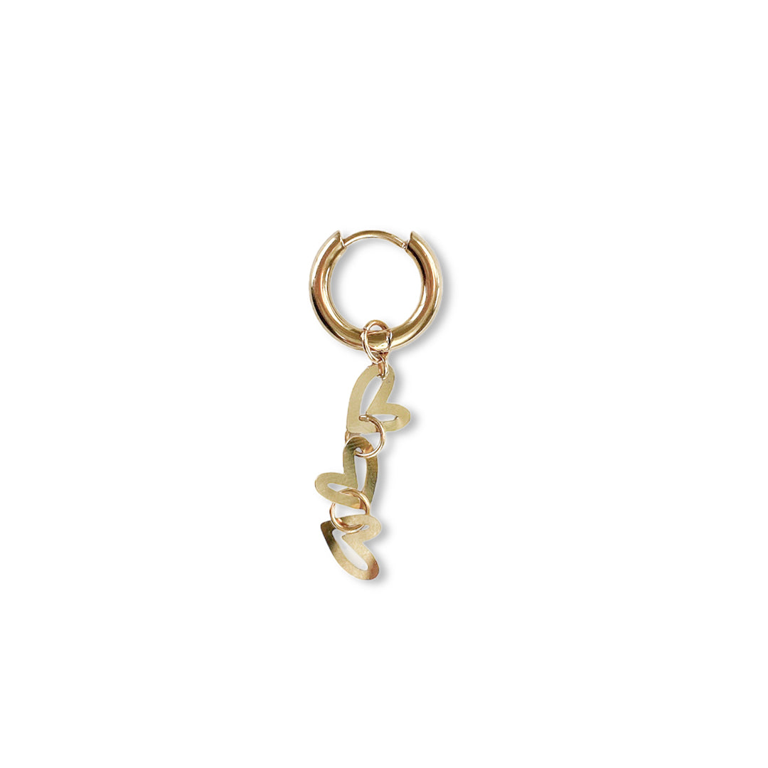 Open Hearts Oorbel