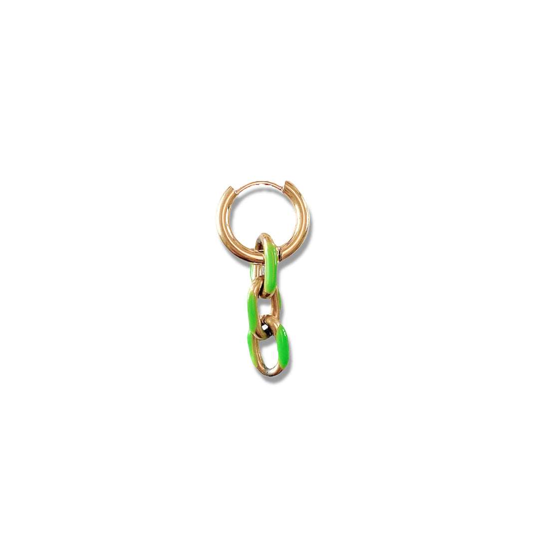 Starry Green Oorbel