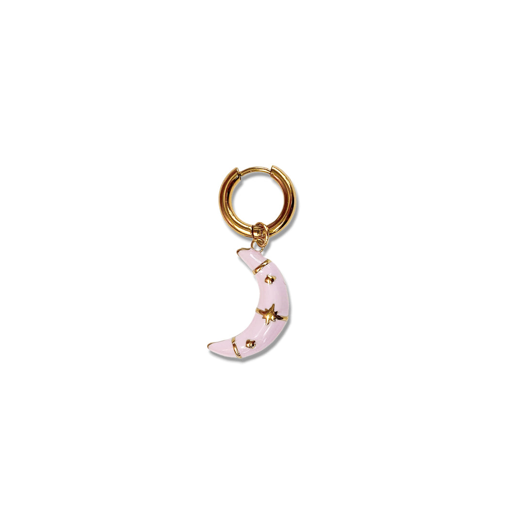 To the moon and back Pink Oorbel
