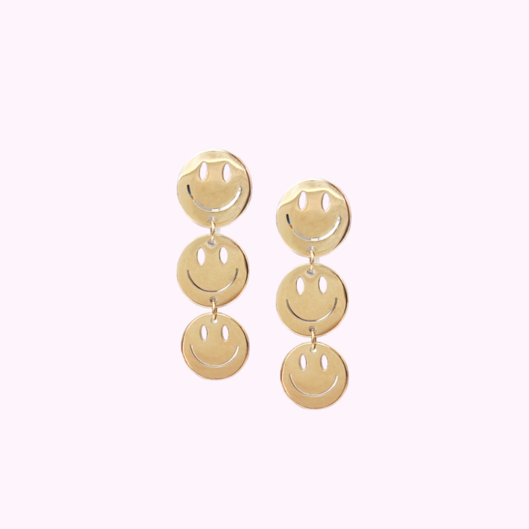 Smiley Smile Oorbellen - Set