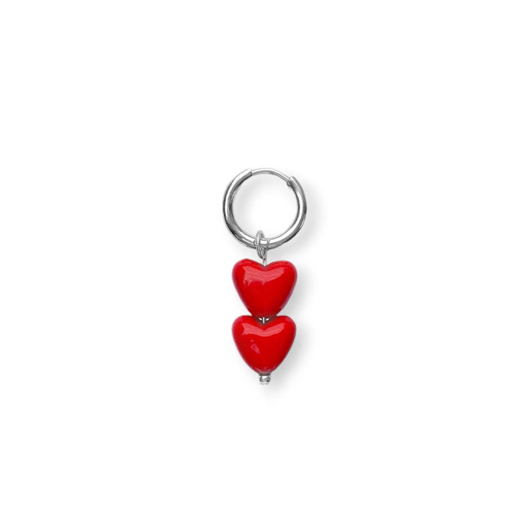 Fire hearts Oorbel