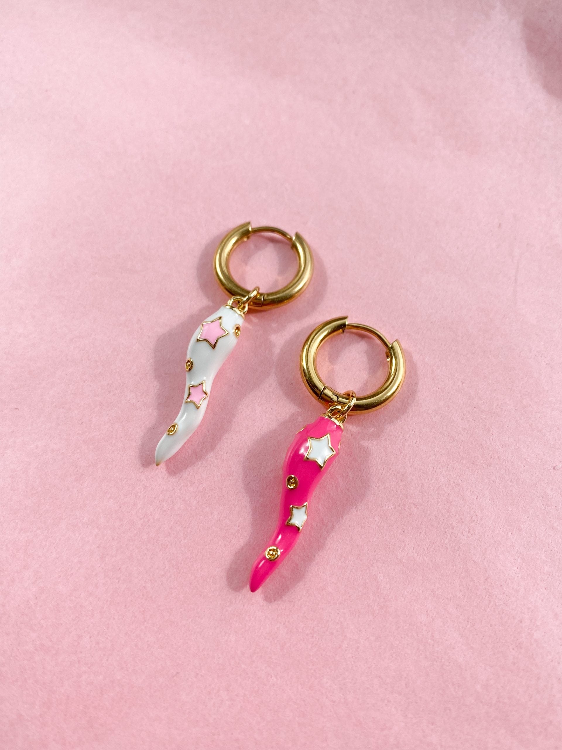 Spice it Up Oorbel Pink