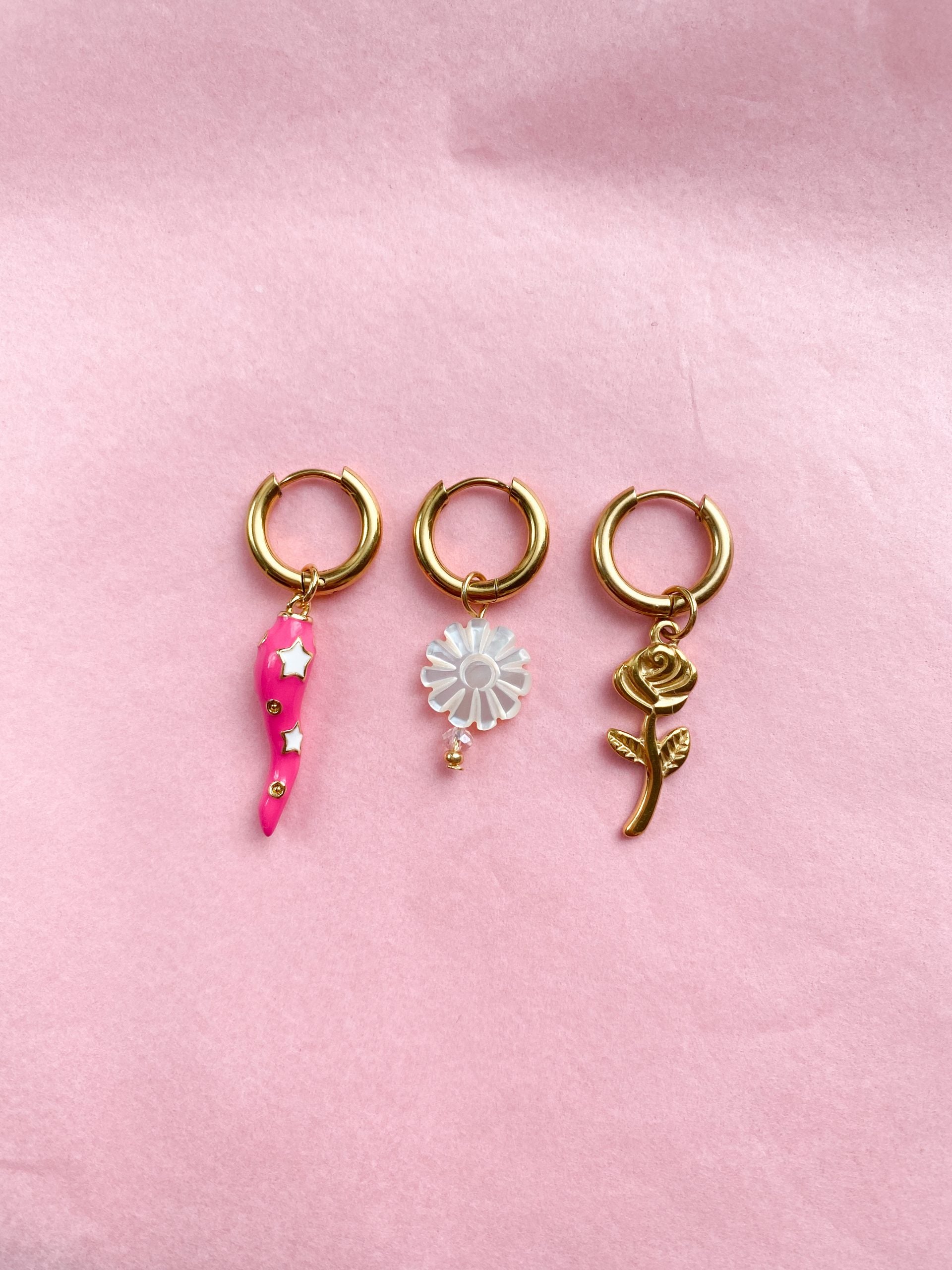 Spice it Up Oorbel Pink