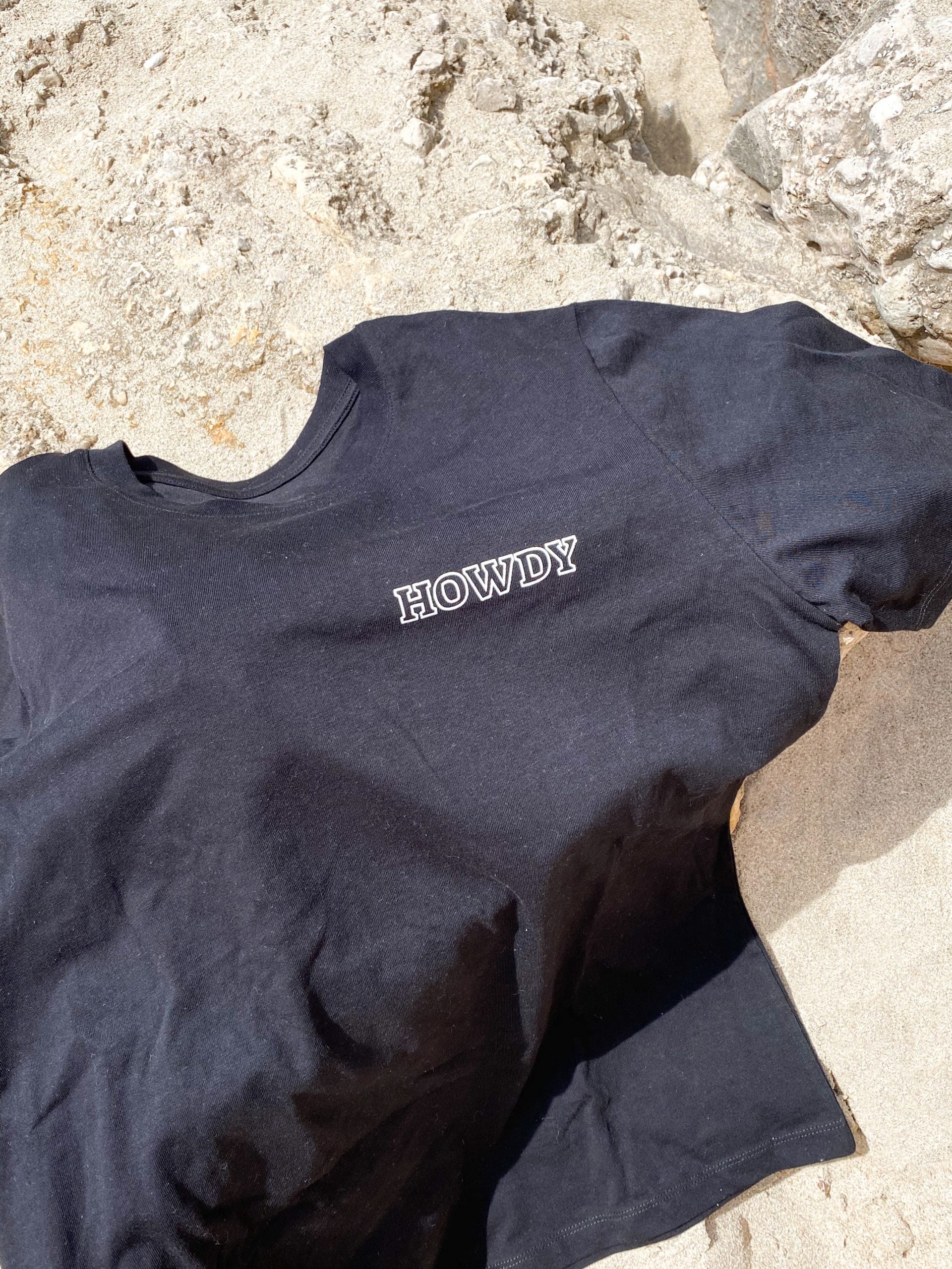 Howdy T-shirt Black
