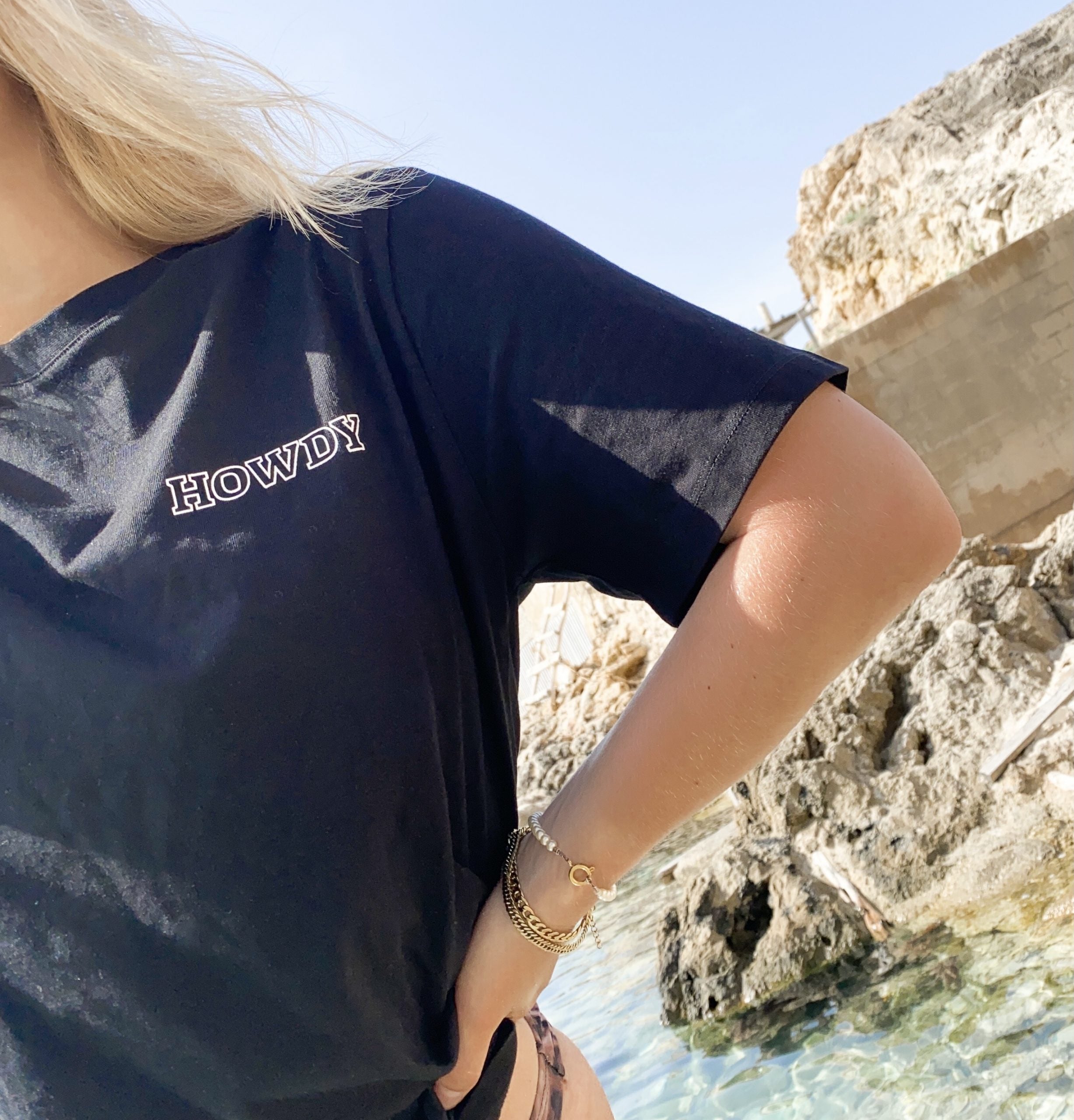 Howdy T-shirt Black