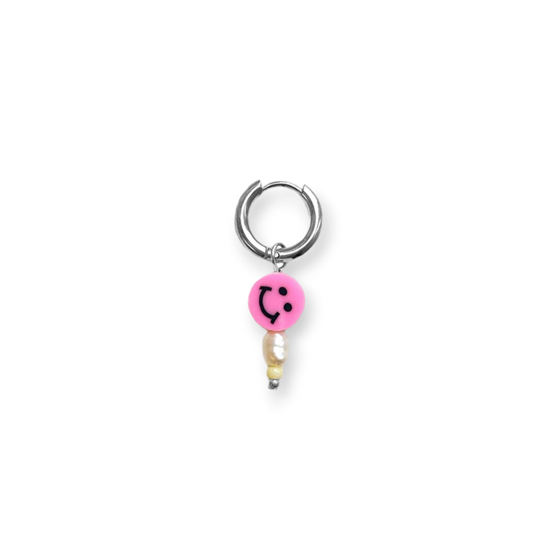 Keep Smiling Oorbel Roze