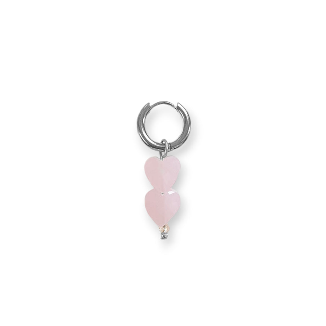 Twinkling Hearts Oorbel Light Pink