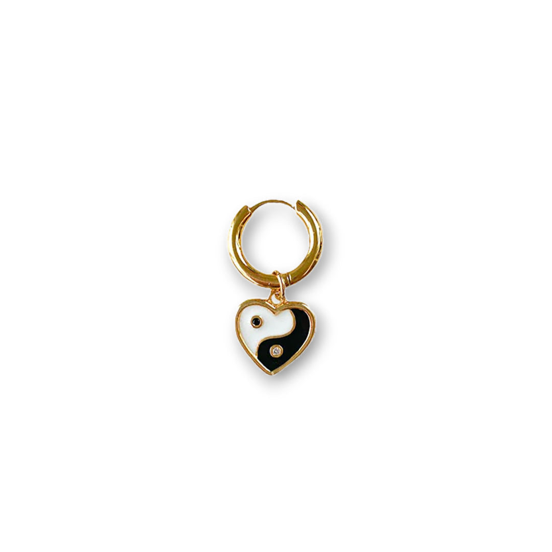 Ying Yang Oorbel
