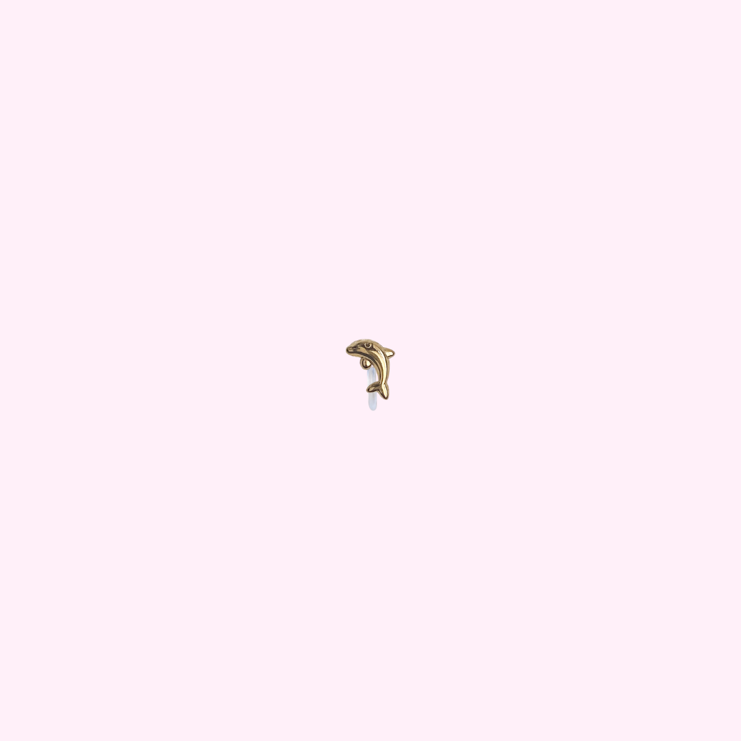 Clip oorbel Little Dolphin