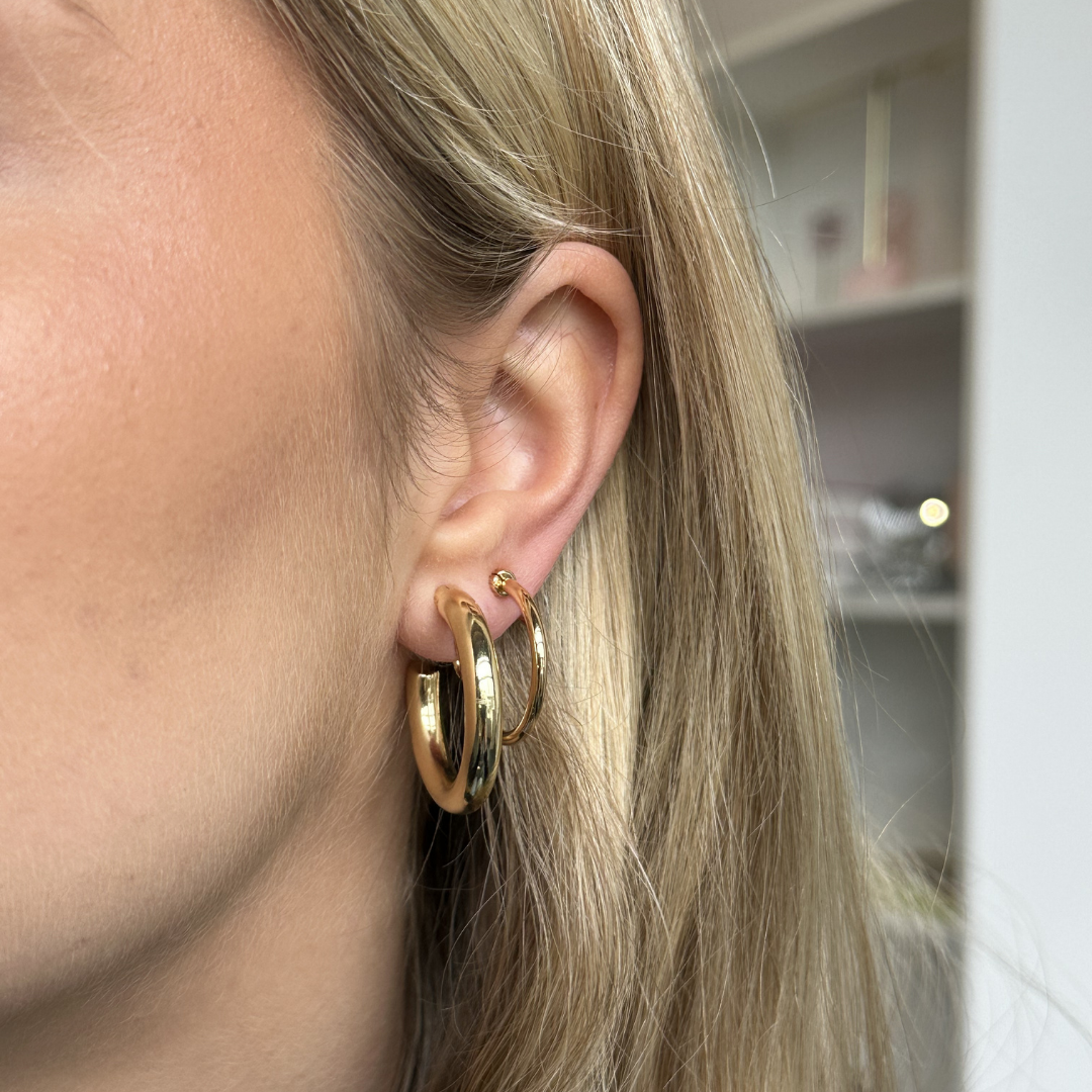 Subtile Hoops Clip Oorbellen
