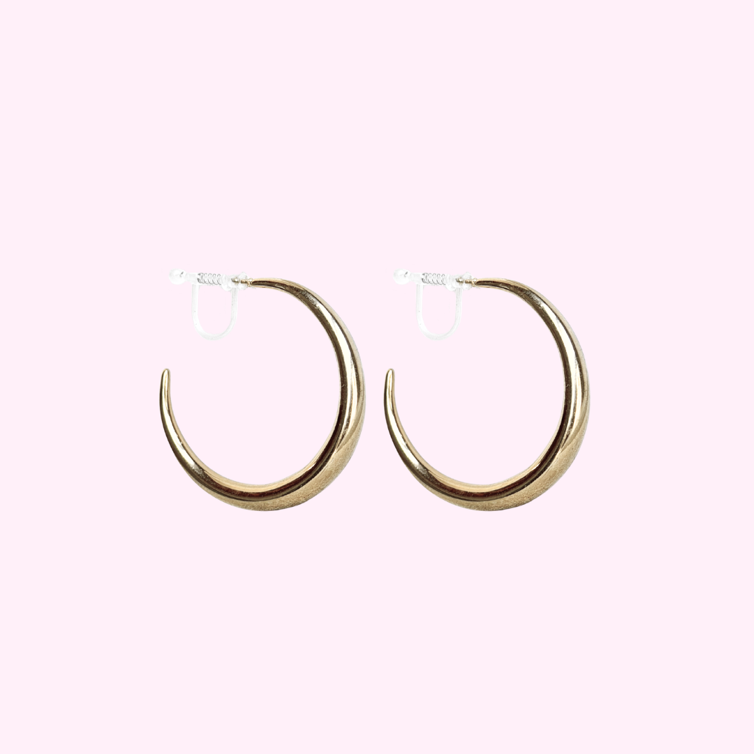 Paris Hoops Clip Oorbellen