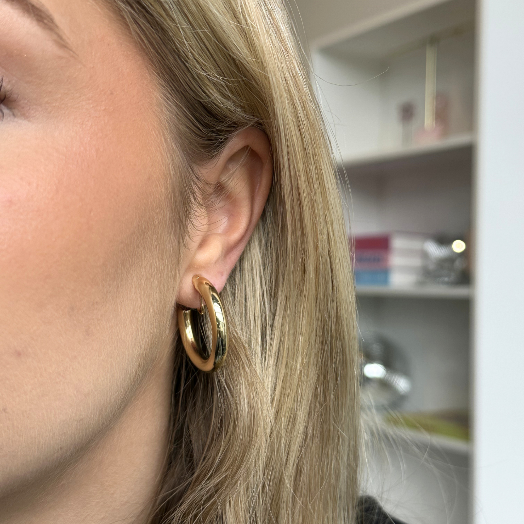 Basic Hoops Clip Oorbellen