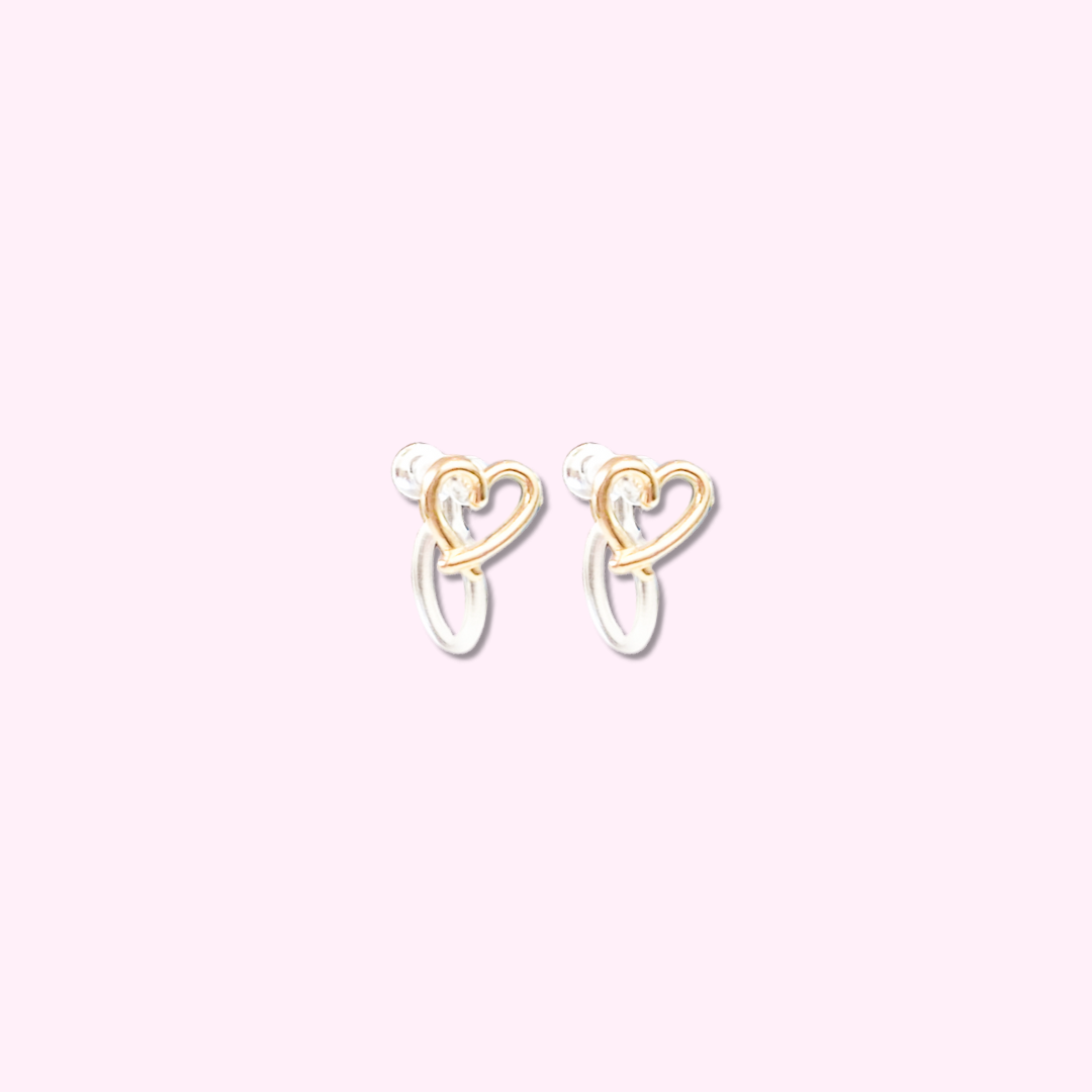 Clip Oorbellen Open Heart