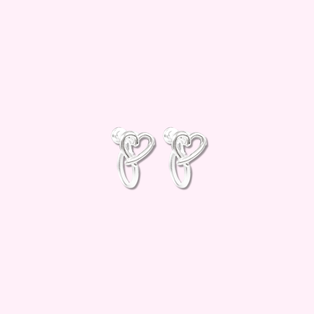 Clip Oorbellen Open Heart
