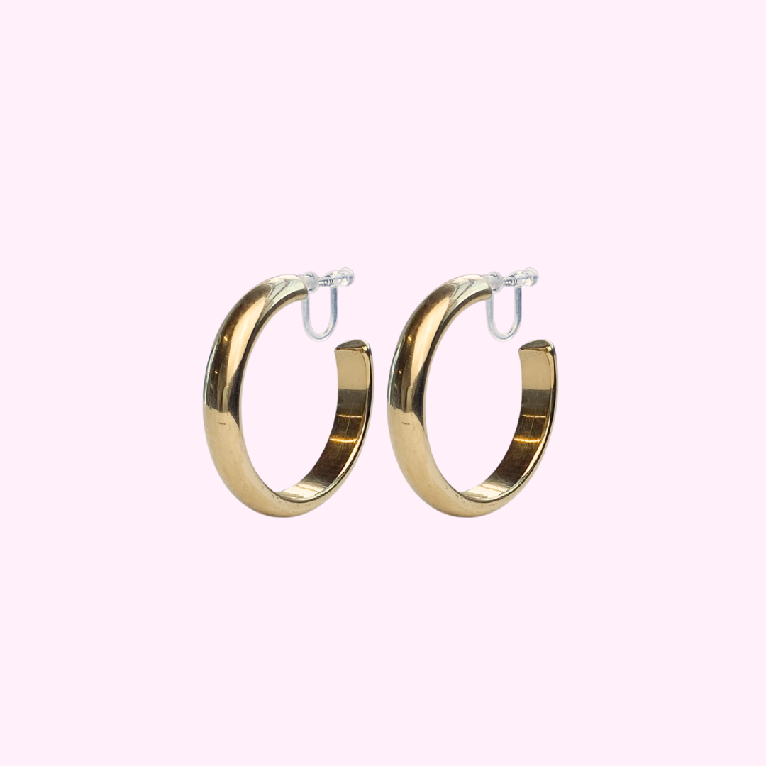 Clip oorbellen Barcelona Hoops